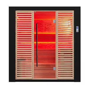 Dry Sauna AMUE AMUE-1402 Quadruple 200x170cm