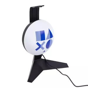 Paladone Playstation Head Light Headset Stand with Iconic Controller Symbols Design for Gaming Setup Organisation
