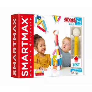 Конструктор SmartMax Start 23 детали — магнитный набор для детей от 1 года, пластик, разноцветный