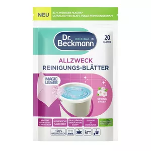 Cleaner sheets dr. beckmann Magic Leaves Spring Fresh, 20 pcs – fabric freshener sheets for wardrobe and drawers