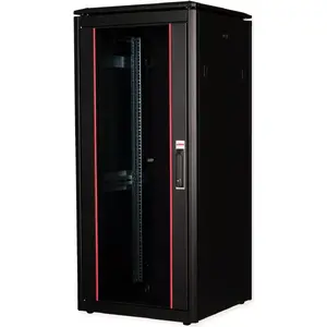 Network cabinet Secomp 26.21.0221 26U, 600×600 mm, jet black