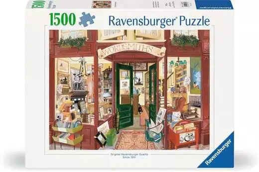 Ravensburger Wordsmith`s Bookshop 1500 detaļu ainavu
