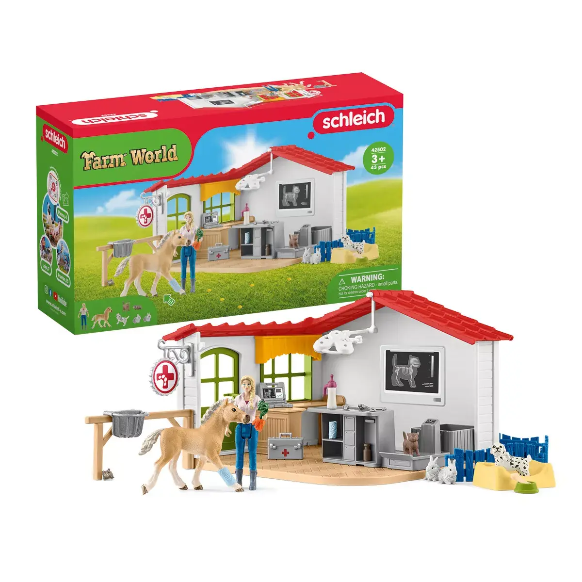 Schleich Veterinarian Practice with Pets 42502 playset Photo 4