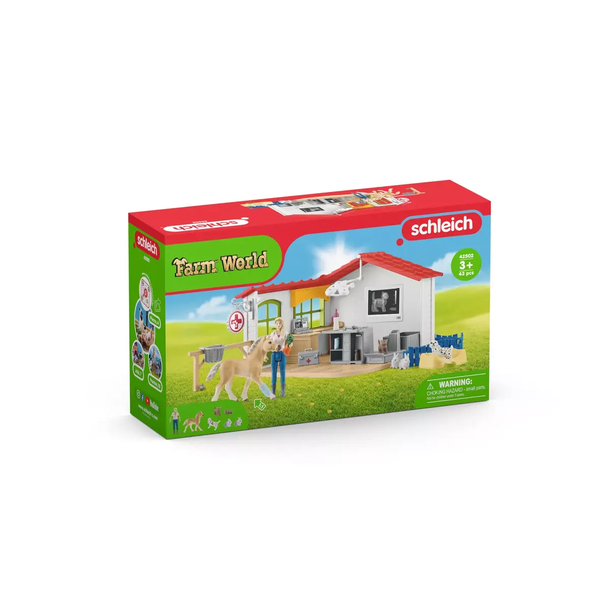 Schleich Veterinarian Practice with Pets 42502 playset Photo 5