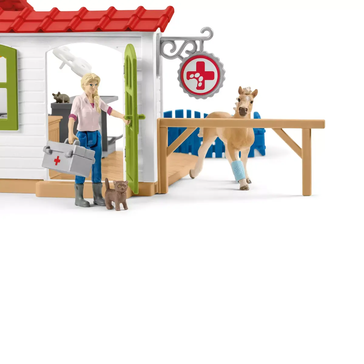 Schleich Veterinarian Practice with Pets 42502 playset Photo 9