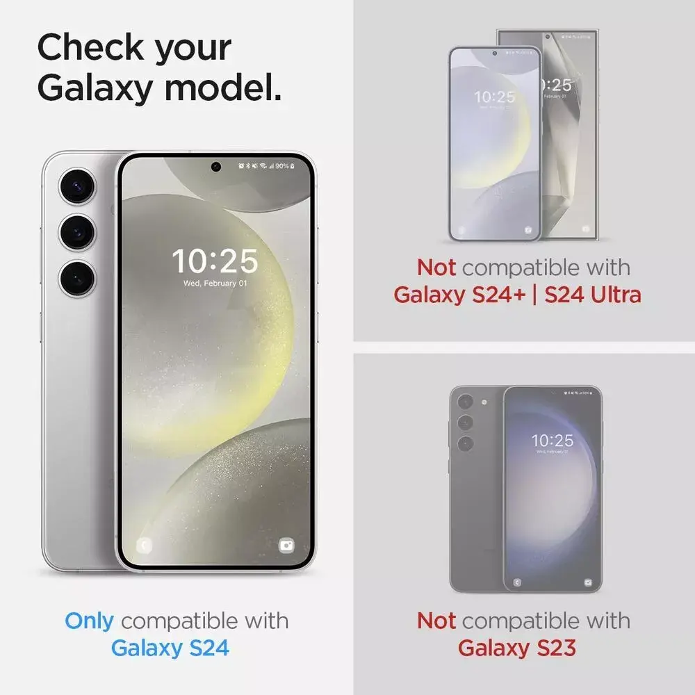 Ekrāna aizsargstikls Spigen Galaxy S24 Neo Flex Solid HD Photo 11