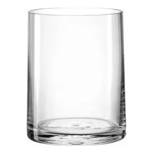 Vase LEONARDO 018620 round-shaped transparent glass, height 190 mm, width 150 mm