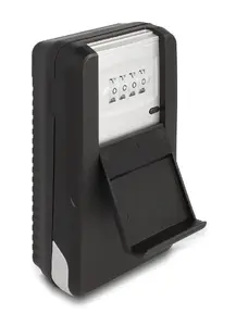 Key Cabinet DELOCK 20932 aluminium and plastic key organizer with combination lock, black