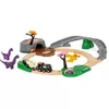 Vilcienu un trases komplekts BRIO Dinosaur Adventure Set Photo 3