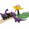 Vilcienu un trases komplekts BRIO Dinosaur Adventure Set Photo 5