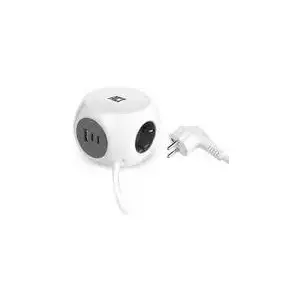 Power Extension ACT AC2420 1.5m 3 AC Outlets Indoor White