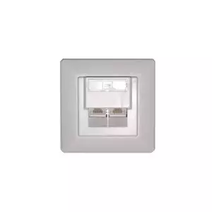 UTP Socket 2x RJ45 Cat5E with Dual Termination Block, Flush-Mount (PXP-22-C5E)