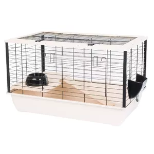 Клетка для грызунов INTER ZOO Bunny 80 De Luxe — пластик, 78×48×50 см, миска в комплекте
