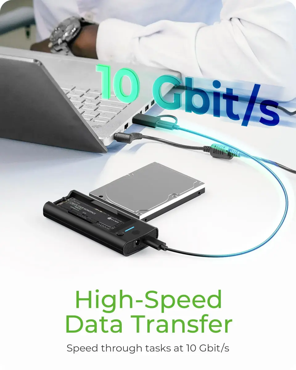 ICY BOX IB-180MS-C31 USB 3.2 Gen 2 Type-C док-станция Photo 2