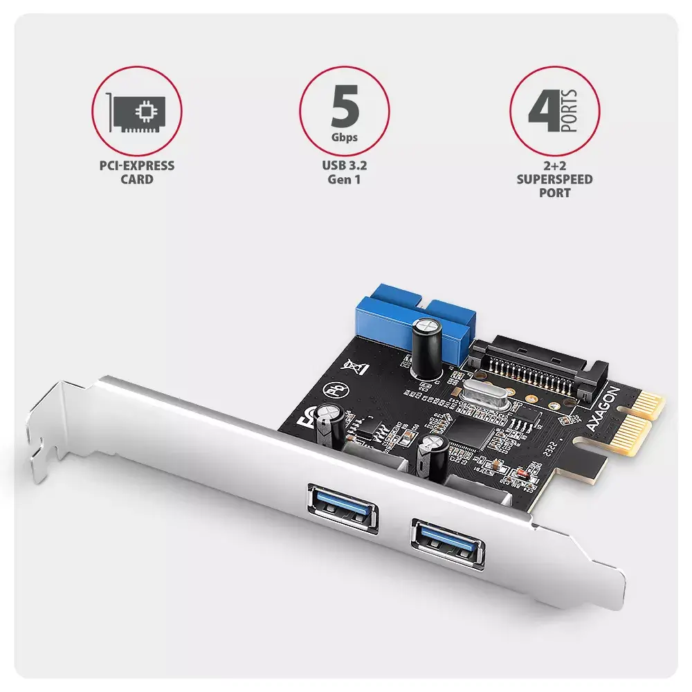 PCIe controller Axagon PCEU-232RS Photo 2