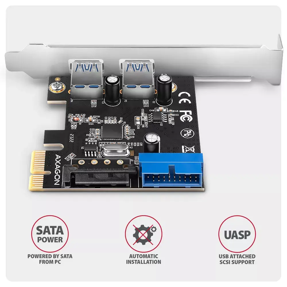 PCIe controller Axagon PCEU-232RS Photo 4