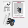 PCIe controller Axagon PCEU-232RS Photo 5