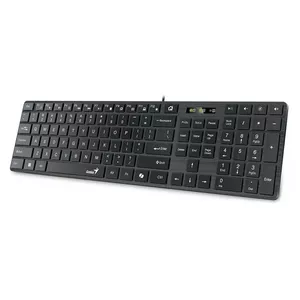 Wired USB Keyboard Genius SlimStar 126 with Copilot — compact layout, membrane keys