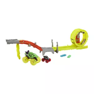 Монстр-трак и трек Hot Wheels CHARGE & CHASE CHALLENGE 4+