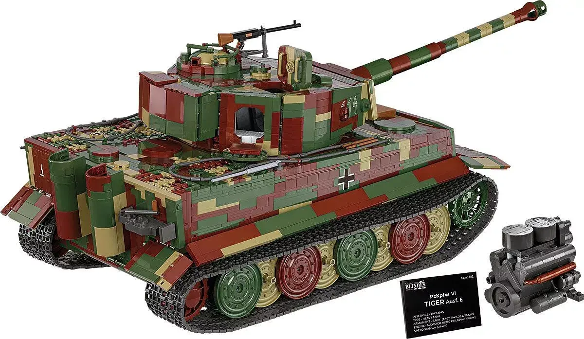 Cobi PzKpfw VI Tiger Ausf. E - Executive Edition komplekts Photo 2