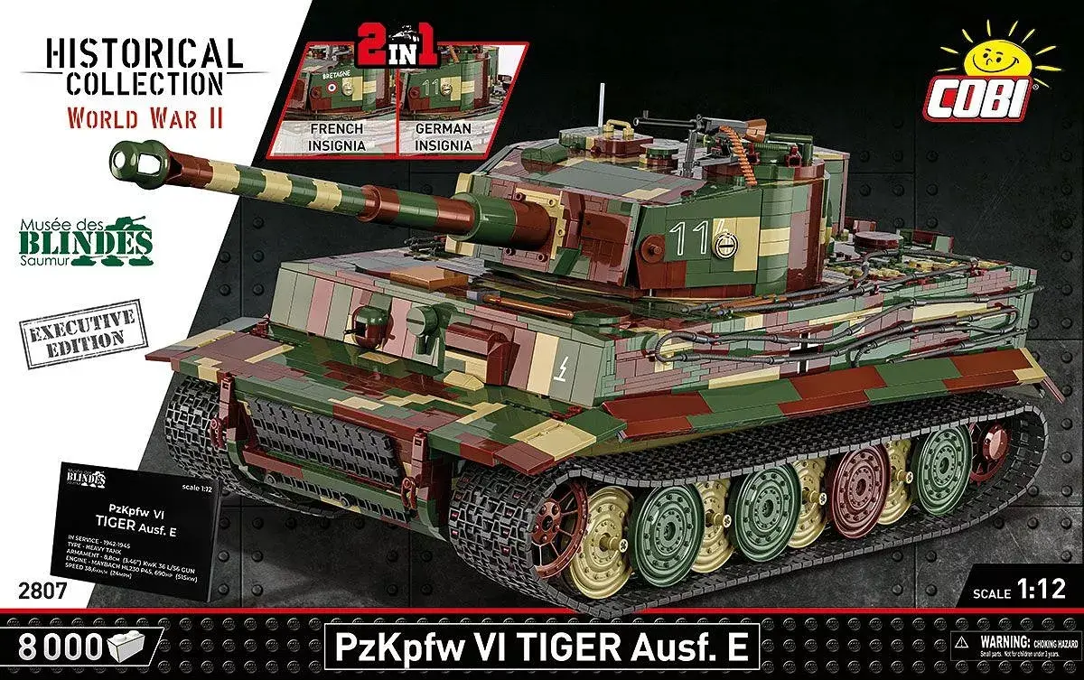 Cobi PzKpfw VI Tiger Ausf. E - Executive Edition komplekts Photo 4