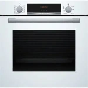 Built-in electric oven Bosch Serie 4 HBA534BW3 — 71 L, EcoClean + Hydrolytic, A+ energy, touch control, white