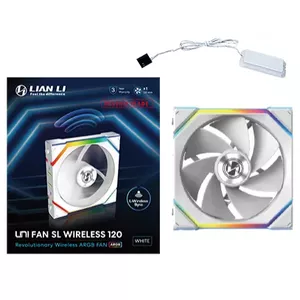 Fan Lian Li UNI FAN SL Wireless 120 12 cm White 31 dB 64 cfm
