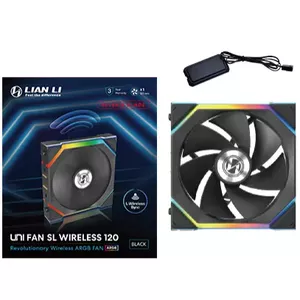 Fan Lian Li UNI FAN SL Wireless 120 12 cm Black 31 dB 64 cfm