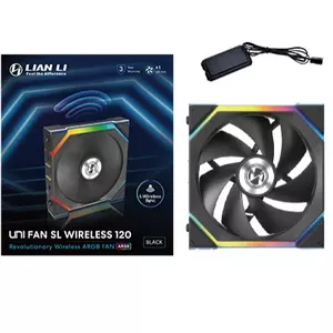 Fan Lian Li UNI FAN SL Wireless 120 12 cm Black 28.5 dB 64.05 cfm