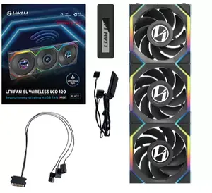 Fan Lian Li UNI FAN SL Wireless LCD 120 Reverse Blade