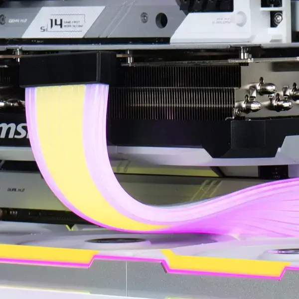 Lian Li Strimer Wireless PCIe RGB kabelis 2x8 Photo 3