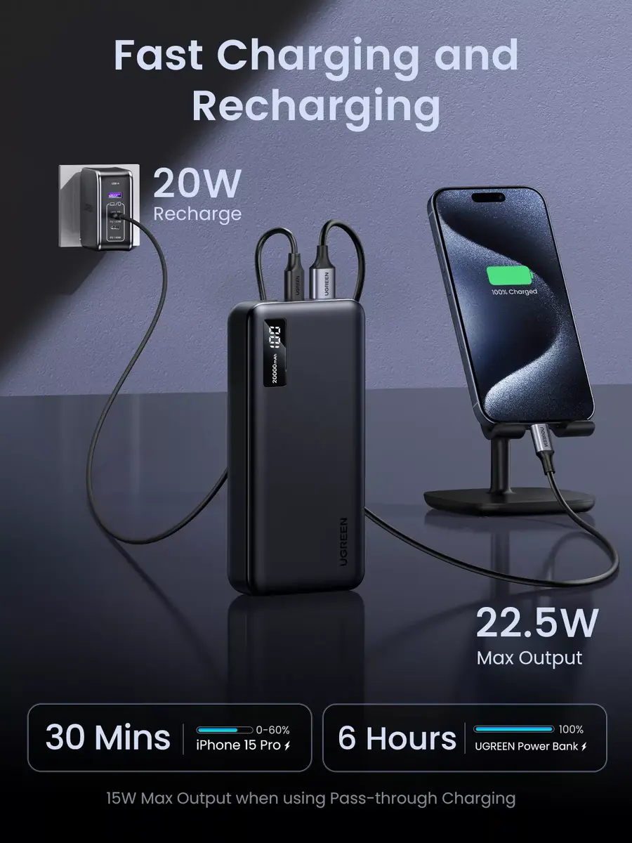 Power Bank Ugreen 25683 57823 Photo 5