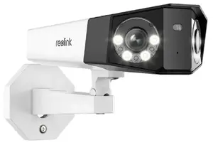 IP drošības kamera Reolink DUO Series P750 āra bullet 16 MP 7680×2160 CMOS 1/2.7" 2.8 mm 180°×55° PoE IP67 iebūvēts apgaismojums mikrofons skaļrunis