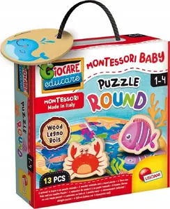 Развивающая игрушка Lisciani Montessori Baby 'Zwierzęta Morskie' 96916 — набор для раннего обучения