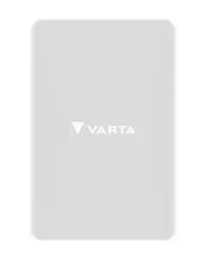 Power bank Varta Mag Pro Wireless 5000 — LiPo 5000 mAh, 3.7 V, wireless charging, 2-device output, white