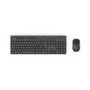 Hama WKM-200 Keyboard Mouse included Home Office RF Wireless QWERTZ German Black