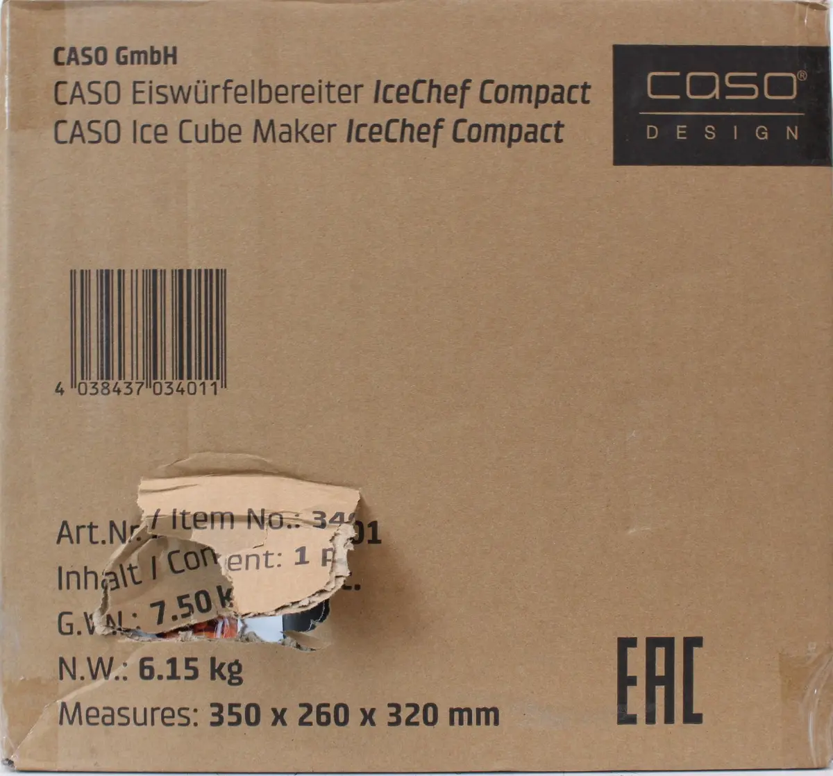 Caso IceChef Compact ice cube machine 120 W Photo 6