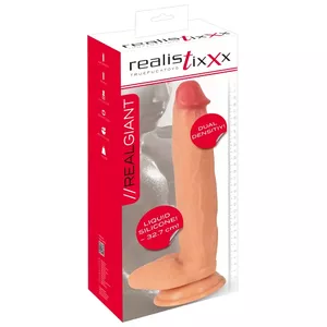Dildo Realistixxx PVC Melns