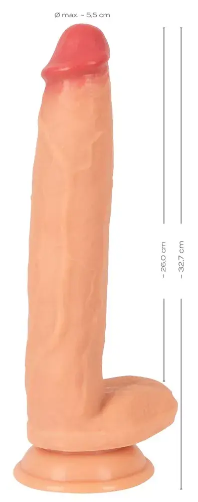 Фаллоимитатор Realistixxx Real Giant XXL — двухплотный силикон Photo 10