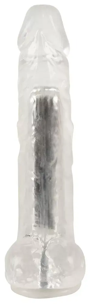 Вибратор Crystal Crystal Clear — перезаряжаемый, 24,5 см Photo 6