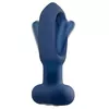 Анальный вибратор ANOS Silicone Black — конический плаг Photo 3