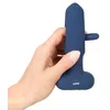 Анальный вибратор ANOS Silicone Black — конический плаг Photo 8