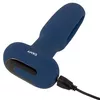 Анальный вибратор ANOS Silicone Black — конический плаг Photo 10