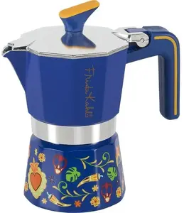 Cookware Pedrini Frida Kahlo blue 02CF153 — cookware set by Pedrini, blue design