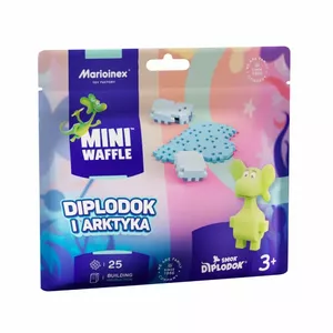Bloki Mini vafeles - Diplodokss un Arktikas 25 elementi