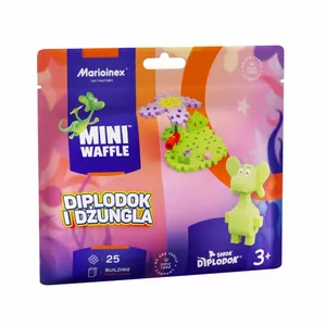 Bloki Mini vafeles - Diplodokss un džungļi 25 elementi