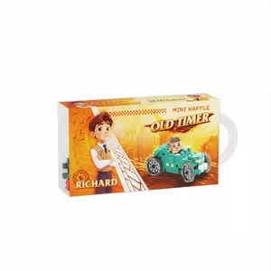 Saliekamais komplekts Marioinex Blocks Mini Waffle Cars 906248 — 50 detaļas, tirkīzzils