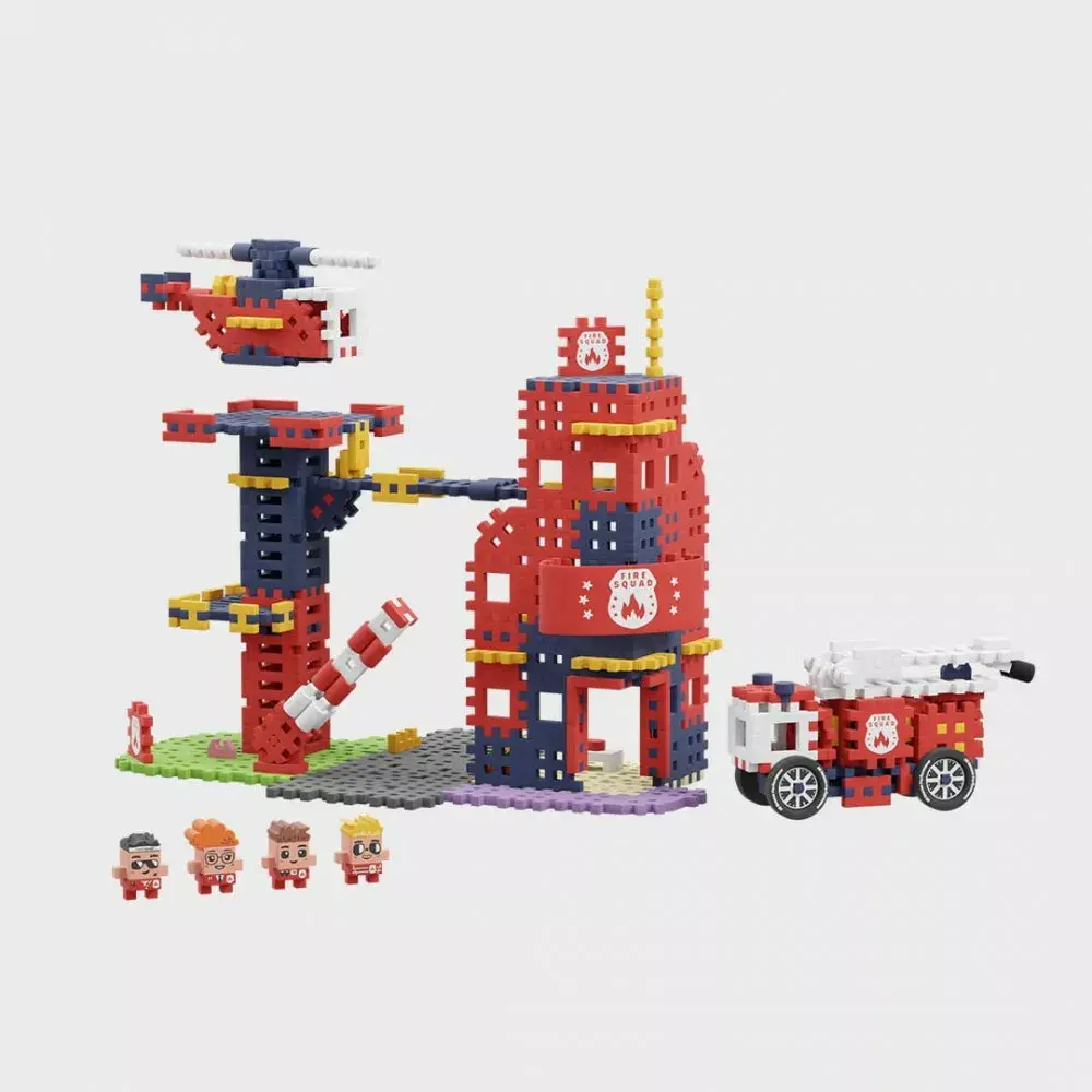 Marioinex Waffle Blocks Пожарная станция 280 шт 906279 Photo 3
