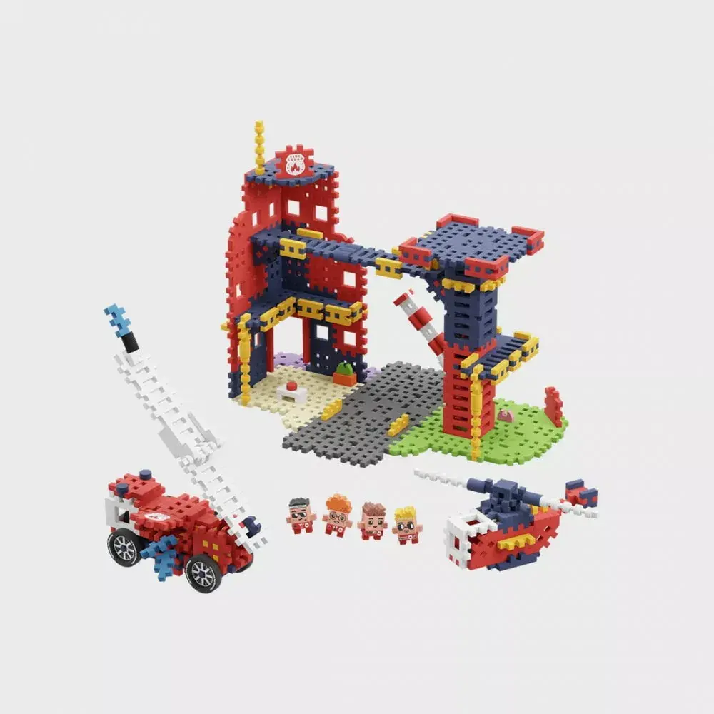 Marioinex Waffle Blocks Пожарная станция 280 шт 906279 Photo 4