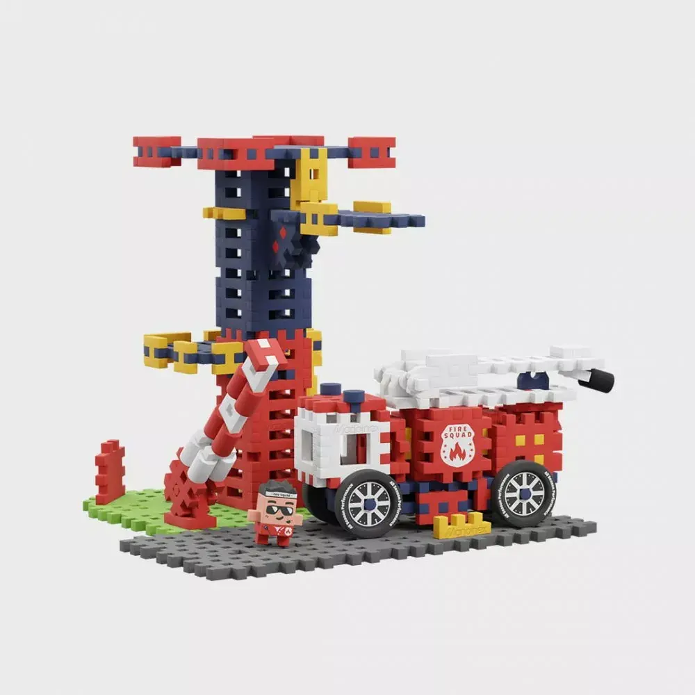 Marioinex Waffle Blocks Пожарная станция 280 шт 906279 Photo 5